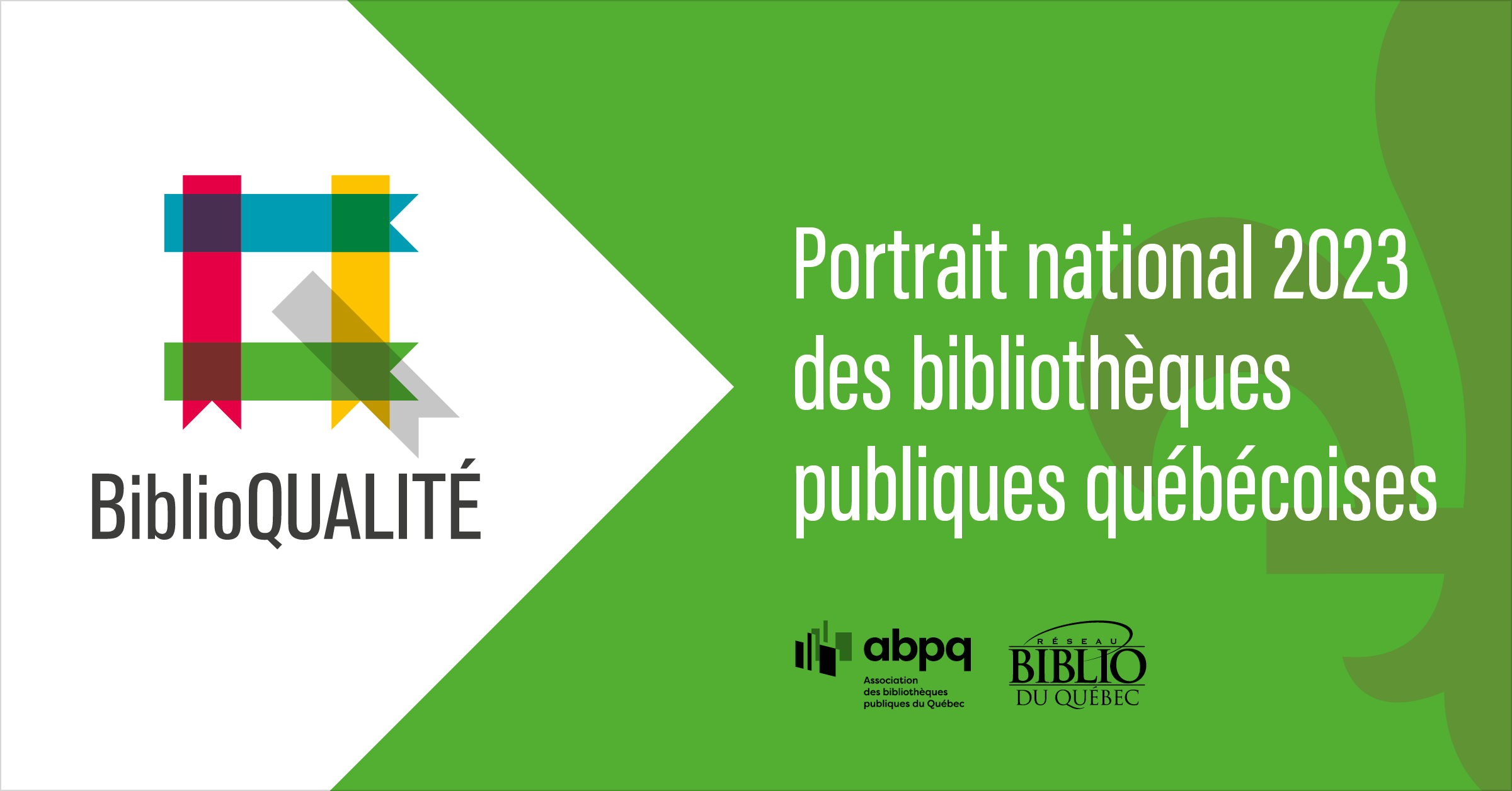 Portrait national des bibliothèques publiques québécoises